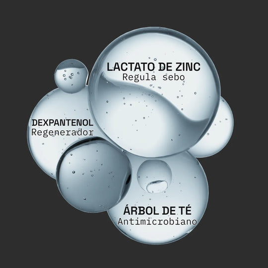serum facial para piel grasa con lactato de zinc, dexpantenol y arbol de té-maxalli