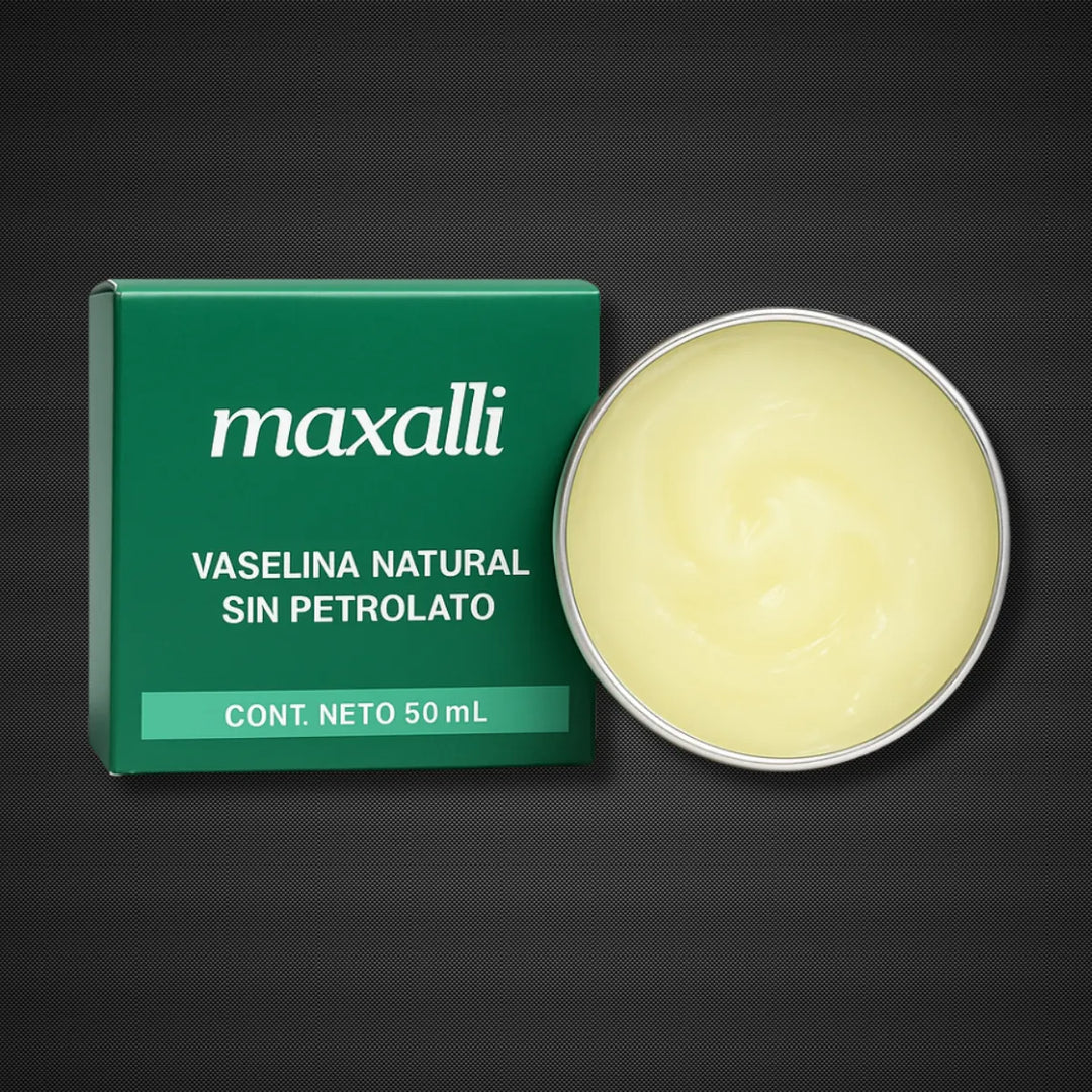 maxalli, vaselina sin petrolato. pomada natural.