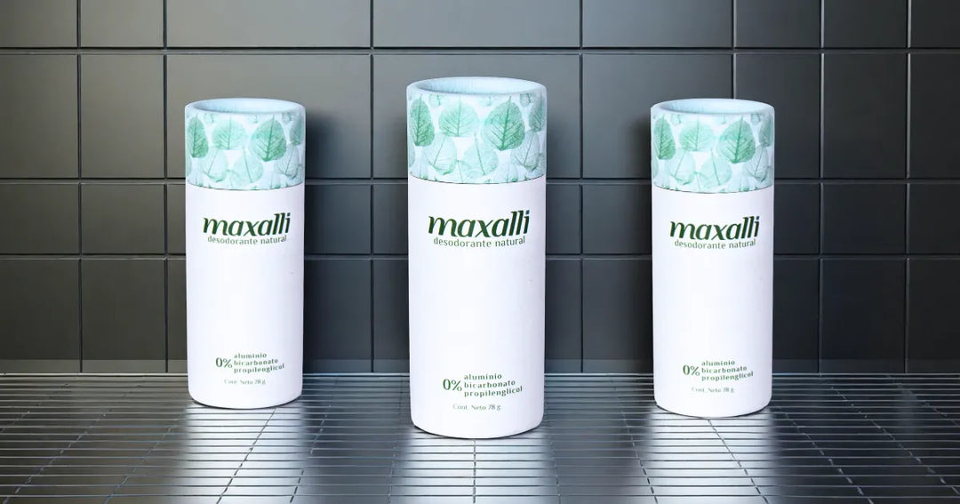 Desodorante sin alcohol y sin aluminio, alternativa natural de Maxalli