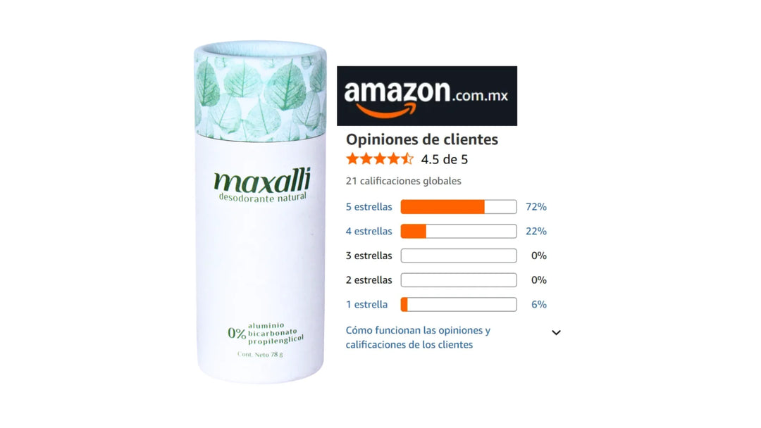 Maxalli desodorante: reseñas de Amazon México