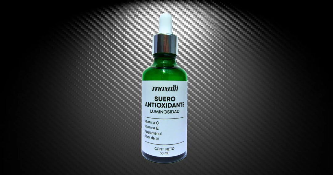 Sérum antioxidante de Maxalli: defensa diaria contra el estrés urbano