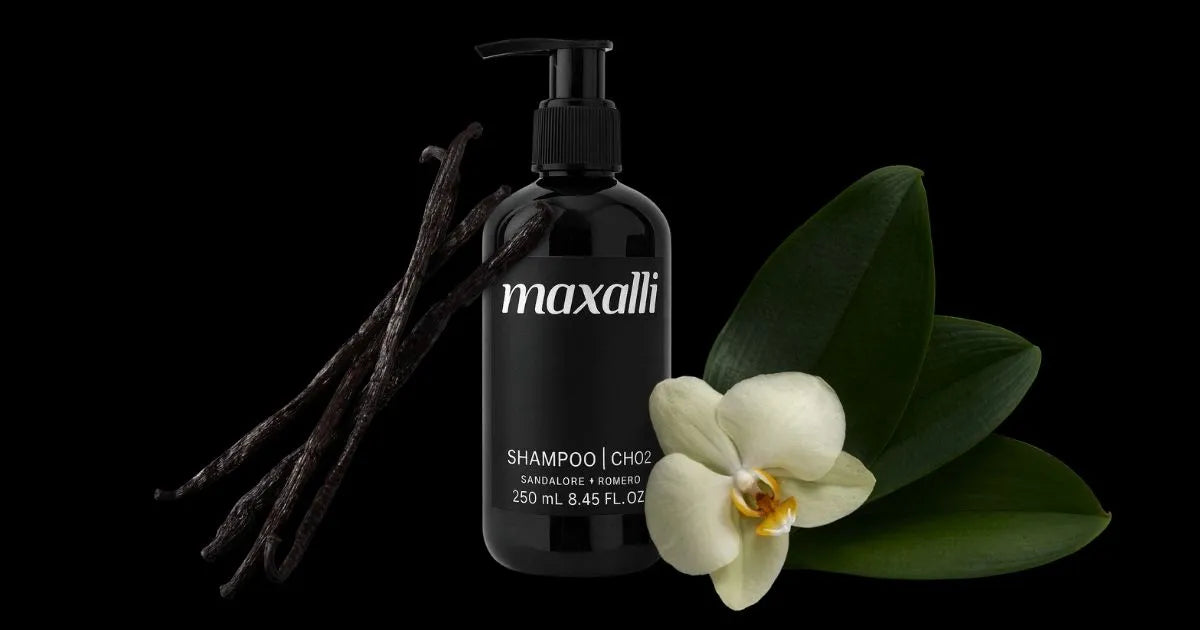 Shampoo con olor a vainilla