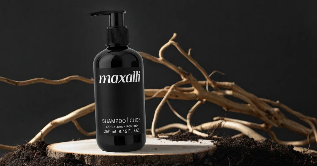 Shampoo para caída de cabello naturista: fuerza y equilibrio con romero y Sandalore