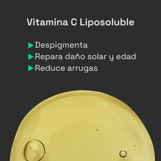 pomada natural con vitamina c liposoluble, tetraisopalmitato de ascorbilo