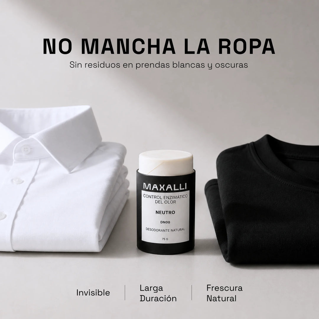 desodorante que no manche la ropa, sin aroma