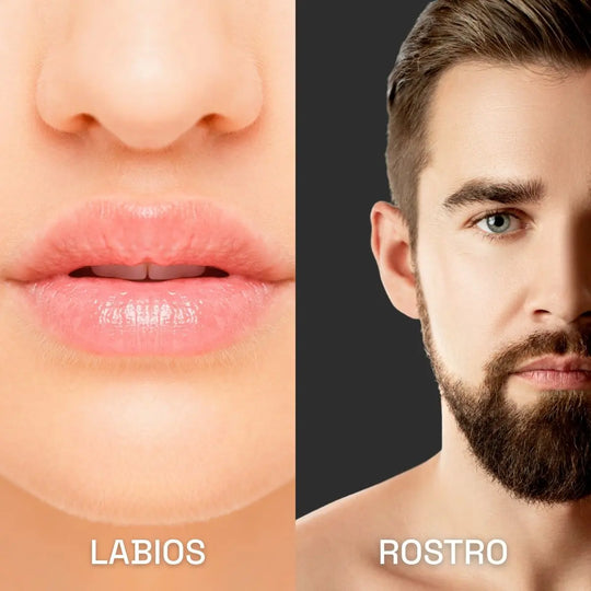 labial hombre. crema solida facial