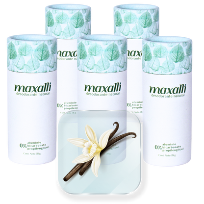 paquete desodorantes naturales aroma coco vainilla, vanilla, sweet smell, perfume, scent, armpits, deodorant