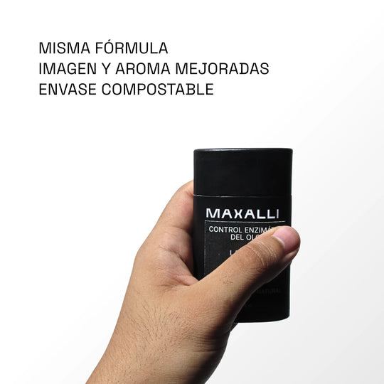 maxalli desodorante natural, nueva imagen. Envase compostable zero waste.