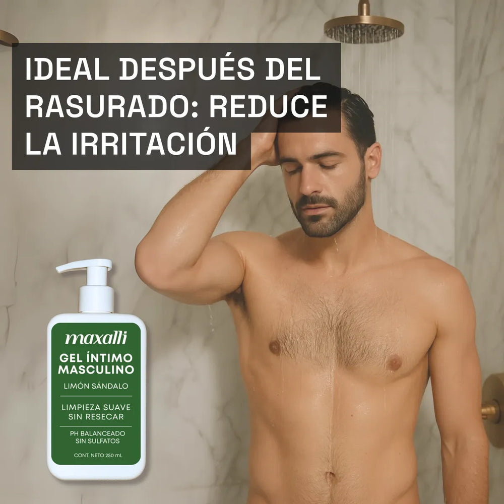 gel intimo masculino ideal después del rasurado.