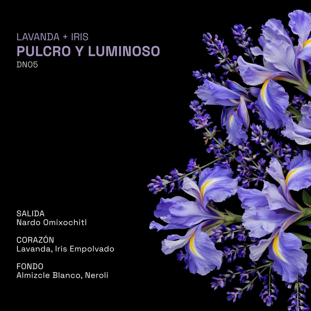 Desodorante natural con aroma floral almizclado, con notas de lavanda, nardo, iris y neroli.
