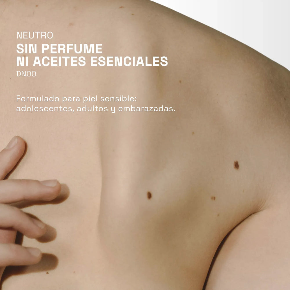 desodorante sin perfume ni aceites esenciales para piel sensible