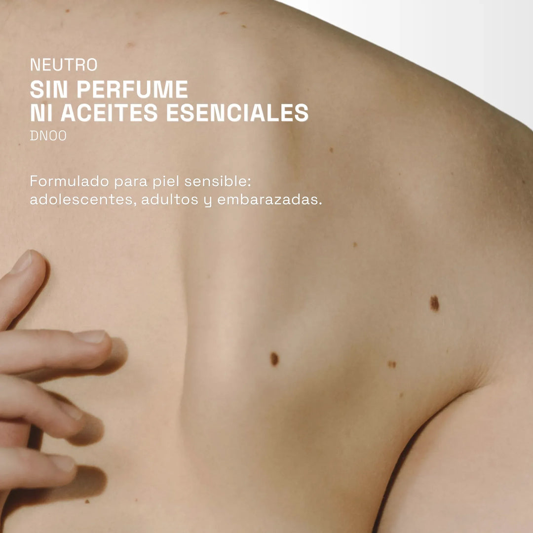 desodorante sin perfume ni aceites esenciales para piel sensible