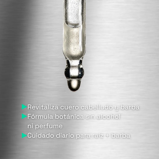 serum bifasico para crecimiento de pelo y barba con sandalore y romero