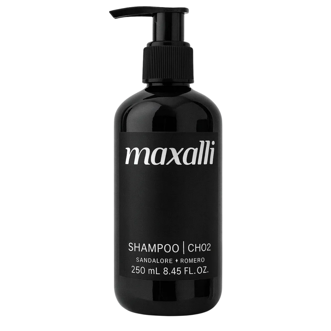 shampoo sin sal ni sulfatos con romero y sandalore. maxalli