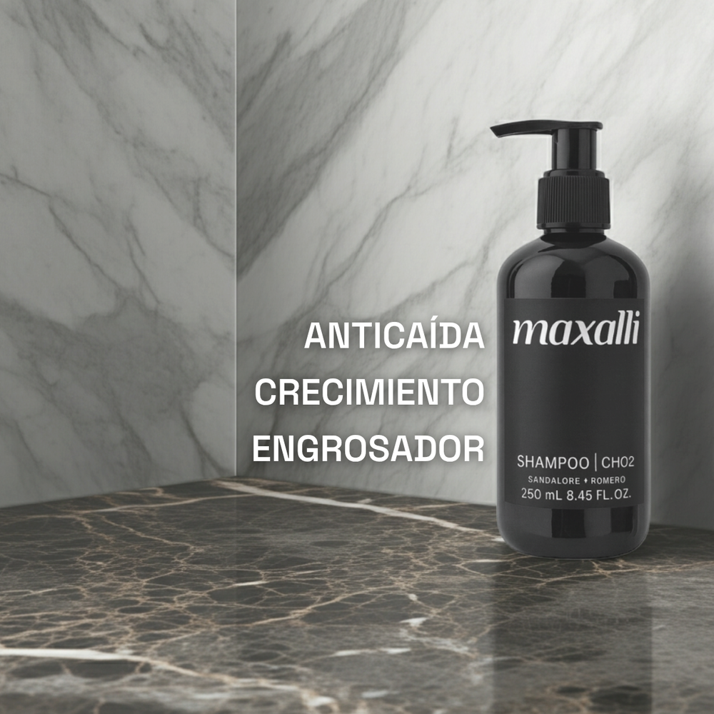 shampoo anticaida. shampoo engrosador. shampoo para crecimiento de pelo.