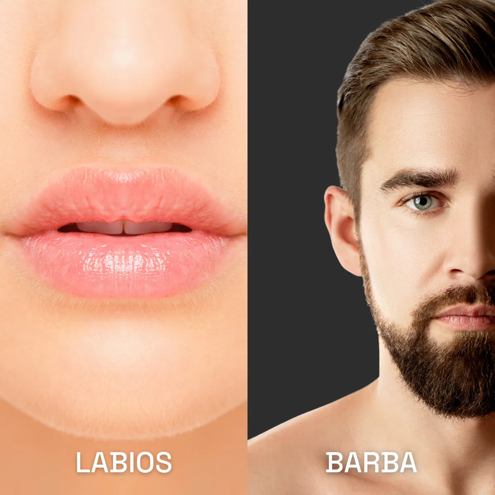 pomada natural para hidratar labios y barba.